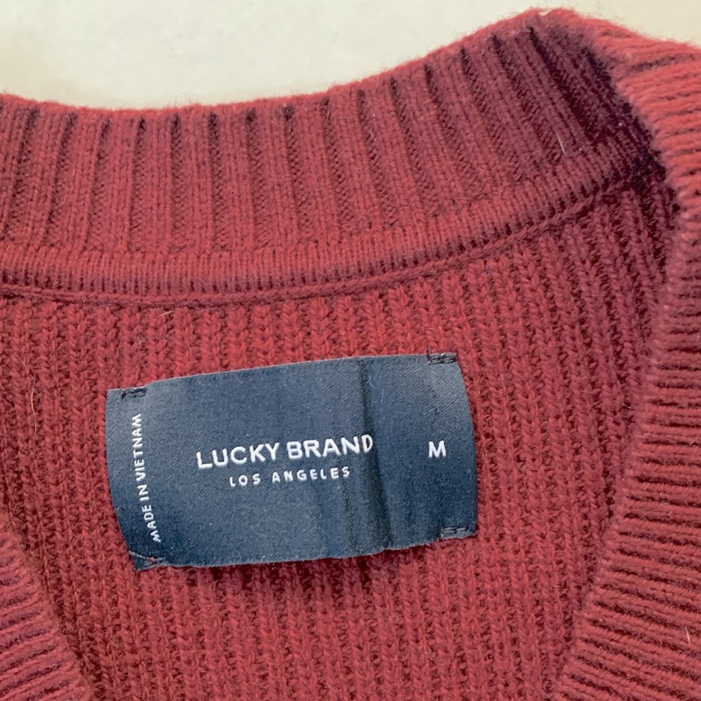 Lucky Brand Men's Cloud Soft V-Neck Sweater Size … - image 8